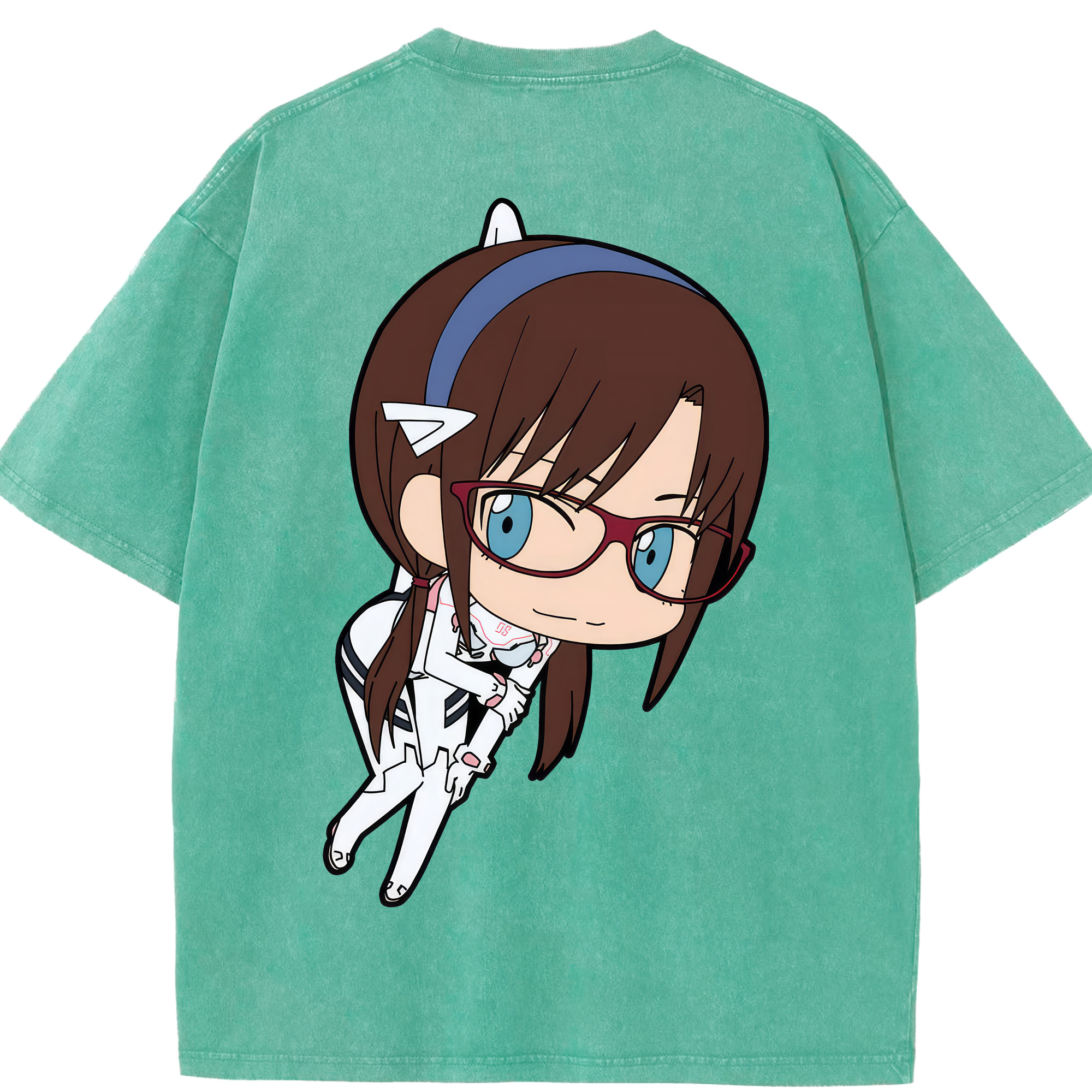 （画像用） EVA 新世紀エヴァンゲリオン 綿100% ヴィンテージ風 半袖Tシャツ（背面プリント）